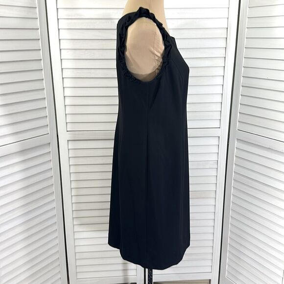 Talbots RSVP Black Sheath Dress Size 12P Sleeveless - Picture 6 of 12